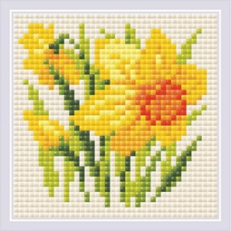RIOLIS Yellow Narcissus Diamond Mosaic Kit