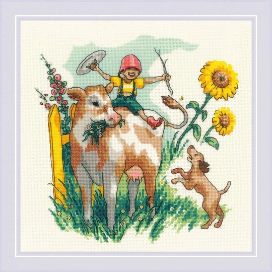 Image 1 of RIOLIS Summer in the Country Cross Stitch Kit
