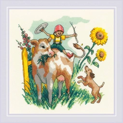 RIOLIS Summer in the Country Cross Stitch Kit