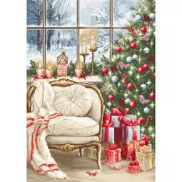 Luca-S Christmas Interior Design - Petit Point kit Tapestry Kit