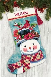 Dimensions Seasonal Snowman Stocking Tapestry Kits