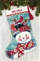 Image of Dimensions Seasonal Snowman Stocking Tapestry Kits