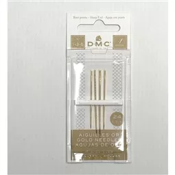DMC Gold Embroidery Needles Size 1 - 5