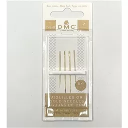 DMC Gold Embroidery Needles Size 7 - 9