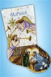 Design Works Crafts Herald Angels Stocking Christmas Cross Stitch Kit