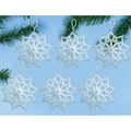 Image of Design Works Crafts Crystal Christmas Flower Ornaments Craft Kit