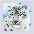 Image of RIOLIS Snow Leopard Cross Stitch Kit