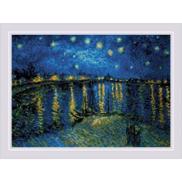 RIOLIS Starry Night over the Rhone Cross Stitch Kit