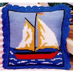 Sail Boat Cushion
