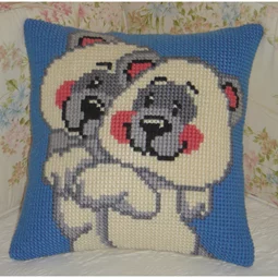 White Bears Cushion