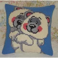 Image of Gobelin-L White Bears Cushion Cross Stitch Kit
