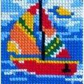 Cross Stitch Boats Stitcher