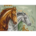 Image of Gobelin-L Two Horses Tapestry Canvas