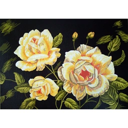 Gobelin-L Yellow Roses Tapestry Canvas
