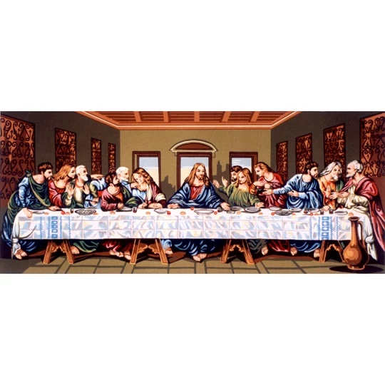 Image 1 of Gobelin-L The Last Supper Tapestry Canvas
