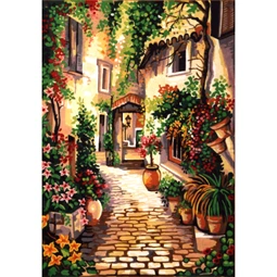 Gobelin-L Blooming Yard Tapestry Canvas