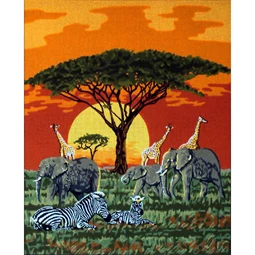 Gobelin-L African Animals Tapestry Canvas