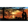 Image of Gobelin-L Kiss at Sunset Tapestry Canvas