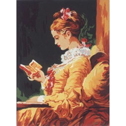 Diamant Lady Reading Tapestry Canvas