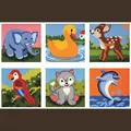 Image of Diamant Collection of Six Animals C Tapestry Canvas