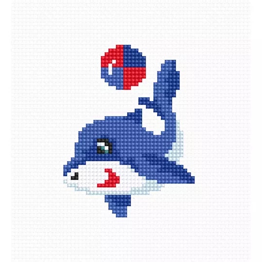 Image 1 of Luca-S Dolphin Cross Stitch Kit