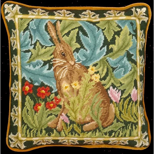 Image 1 of Bothy Threads Woodland Hare Cushion Tapestry Kit