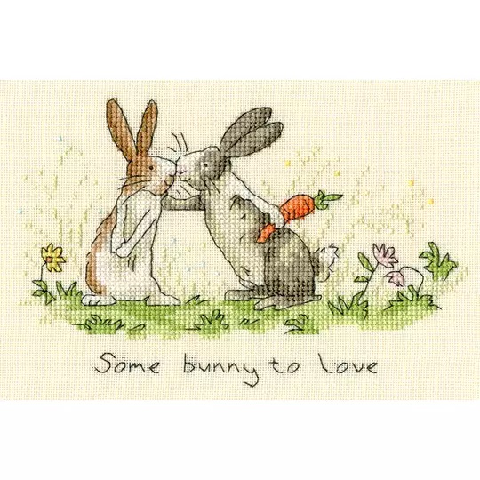 Image 1 of Bothy Threads Some Bunny To Love Cross Stitch Kit