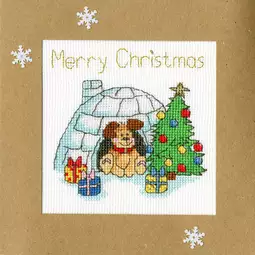 Bothy Threads Winter Woof Christmas Card Making Christmas Cross Stitch Kit