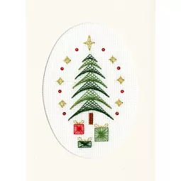 Bothy Threads All Wrapped Up Christmas Card Making Christmas Cross Stitch Kit