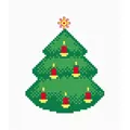 Image of Luca-S Candle Tree Christmas Cross Stitch Kit