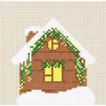 Image of Luca-S Christmas Cabin Cross Stitch Kit