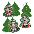 Image of RIOLIS Three Calves Decorations Christmas Cross Stitch Kit