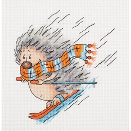 Ski-ing Hedgehog