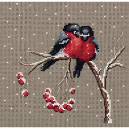 Klart Winter Birds Christmas Cross Stitch Kit