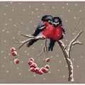 Image of Klart Winter Birds Christmas Cross Stitch Kit