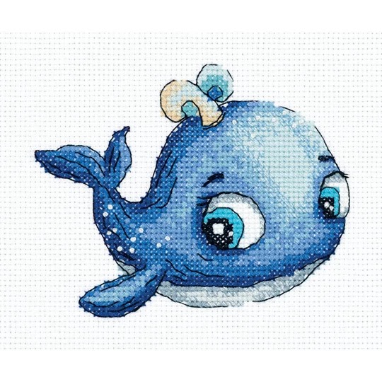 Image 1 of Klart Baby Whale Cross Stitch Kit