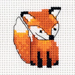 Klart Fox Cub Cross Stitch Kit