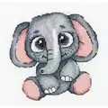 Image of Klart Elephant Cross Stitch Kit