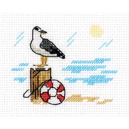 Klart Seagull Cross Stitch Kit