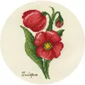 Image of Panna Small Bunch of Tulips Cross Stitch Kit