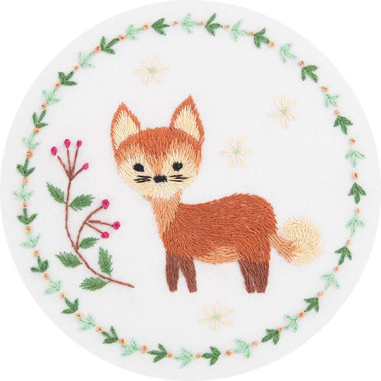 Image 1 of Panna Red Fox Embroidery Kit