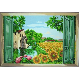 Gobelin-L Sunflower Window Tapestry Canvas
