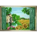 Image of Gobelin-L Sunflower Window Tapestry Canvas