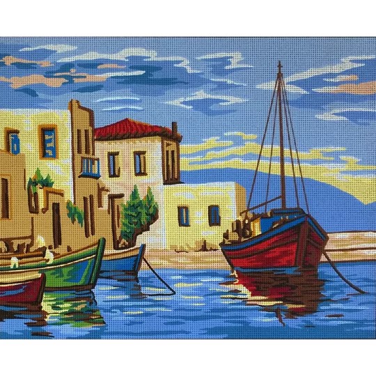 Image 1 of Gobelin-L Harbour Tapestry Canvas