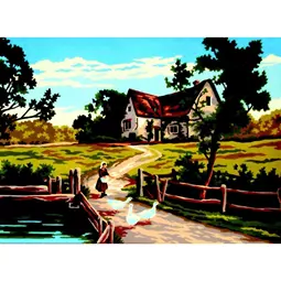 Gobelin-L Summer Cottage Tapestry Canvas