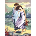 Image of Diamant Walk on the Beach Tapestry Canvas