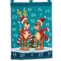 Vervaco Reindeer Advent Banner Christmas Cross Stitch Kit