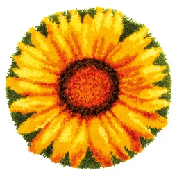 Sunflower Latch Hook Rug