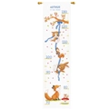 Image of Vervaco Forest Friends Height Chart Cross Stitch Kit