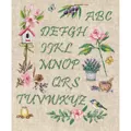 Image of Vervaco Garden Alphabet Cross Stitch Kit